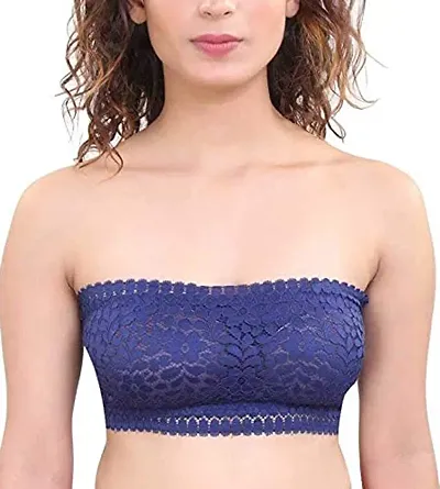 Tube Bra With Removable Pad