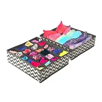 Organizer Drawer Divider 4 Set Fabric Foldable Cabinet Closet Bra Organizers and Storage Boxes-thumb3