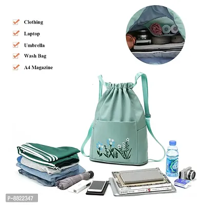 Stylish Fancy Polyester Foldable Backpack For Women-thumb3