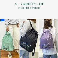 Stylish Fancy Polyester Foldable Backpack For Women-thumb3