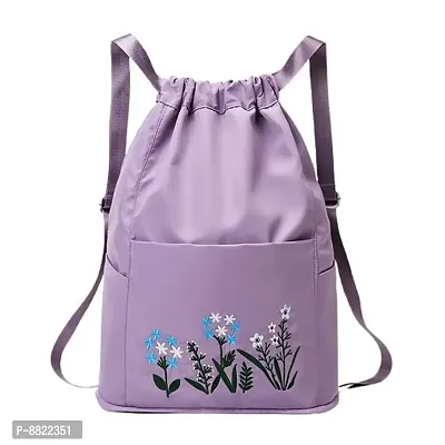 Stylish Fancy Polyester Foldable Backpack For Women-thumb0