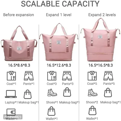 Stylish Foldable Multicoloured Duffle Bagpacks For Travel-thumb5