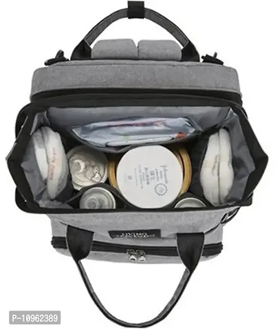 Foldable  Washable Waterproof Large Capacity Diaper Bag Backpack-thumb5