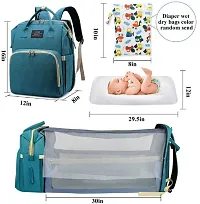 Foldable  Washable Waterproof Large Capacity Diaper Bag Backpack-thumb2