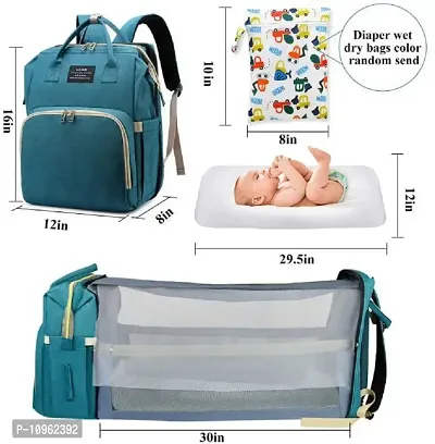 Foldable  Washable Waterproof Large Capacity Diaper Bag Backpack-thumb3