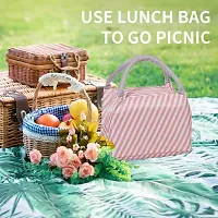 Pink Insulated Thermal Cooler Lunch Bag-thumb2