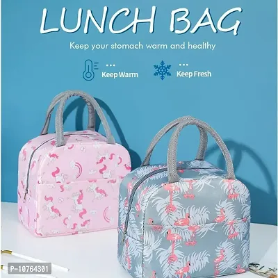 Insulated Multicoloured Lunch Bag Leakproof Wide Open Tote Bag Lunch Box Container-thumb5