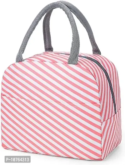 Pink Insulated Thermal Cooler Lunch Bag