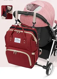 ComfyStyle Portable Foldable Diaper Bag Backpack Multifunctional Baby Cradle Changing Station Bed Travel for Mom  Dad-thumb3