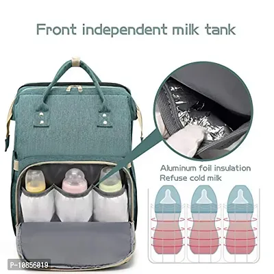 ComfyStyle Portable Foldable Diaper Bag Backpack Multifunctional Baby Cradle Changing Station Bed Travel for Mom  Dad-thumb2