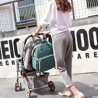ComfyStyle Portable Foldable Diaper Bag Backpack Multifunctional Baby Cradle Changing Station Bed Travel for Mom  Dad-thumb4