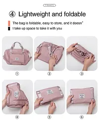 ComfyStyle Large Capacity Folding Travel Bag, Foldable Travel Bag with Dry/Wet Separation, Upgrade Waterproof Carry on Bag-thumb2