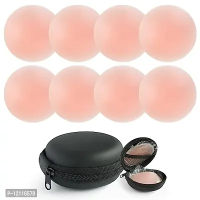 3 PAIR  Reusable Silicone Nipple Pad With cover box