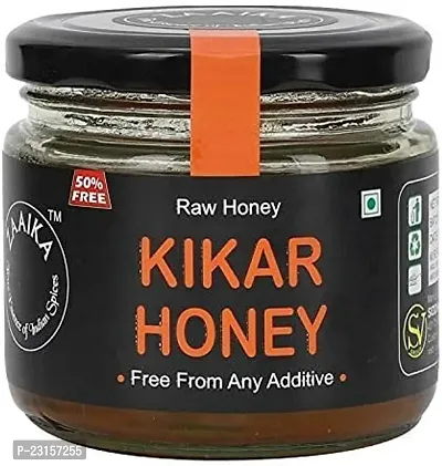 ZAAIKA HONEY Raw Organic Honey Unprocessed Unfiltered Unpasteurized Pure Natural Original Kikar Honey (Pack of 375 GM)