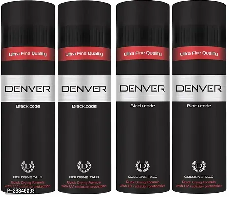 DENVER Black Code Cologne Body Talc (PACK OF 4)-thumb0