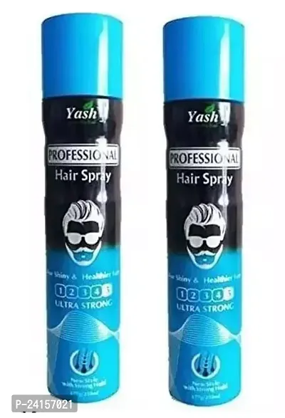 Yash Professional Hair Spray Ultra strong For Boys And Hair ( Pack Of 2 )