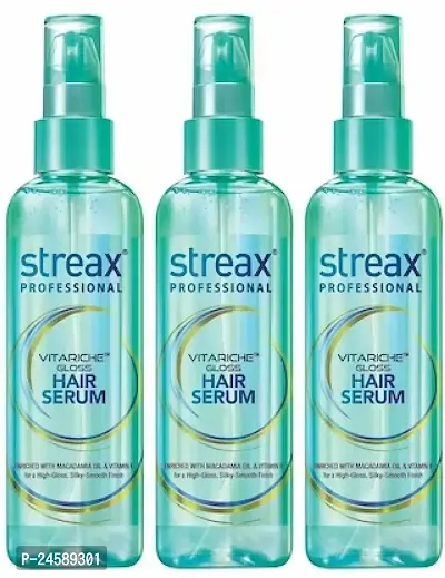 Streax Professional VitaRiche Gloss Hair Serum (PACK OF 3)-thumb0