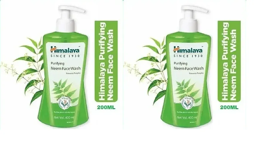 Himalaya Herbals Purifying Neem Face Wash 200ml (Pack OF 2)