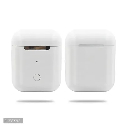 TWS i12 Earpods Bluetooth Wireless Earbuds Bluetooth Headset  (White, True Wireless)