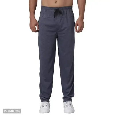 Shararat Men's Cotton Hosiery Trackpants/Regular Fit Lowers Pant for Men - Dark Gray-thumb0