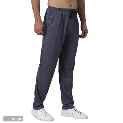 Shararat Men's Cotton Hosiery Trackpants/Regular Fit Lowers Pant for Men - Dark Gray-thumb3
