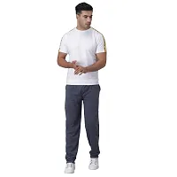 Shararat Men's Cotton Hosiery Trackpants/Regular Fit Lowers Pant for Men - Dark Gray-thumb1