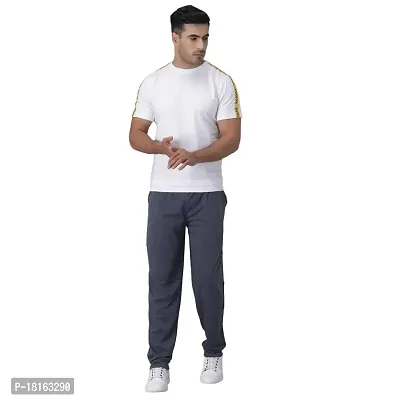 Shararat Men's Cotton Hosiery Trackpants/Regular Fit Lowers Pant for Men - Dark Gray-thumb2