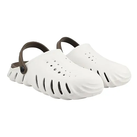 Stylish Synthetic White Clogs For Men