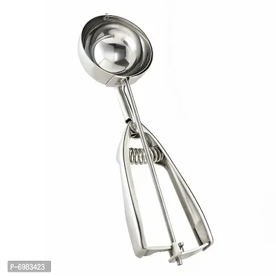 Stainless Muffin Scoop Large Cupcake Muffin Batter Dispenser, Large Ice Cream Cupcake Muffin Batter Scoop, Food-grade 18/8 Stainless Steel, Size 10