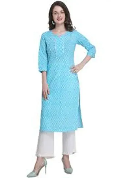 Stylish Stitched Soild Kurti For Women