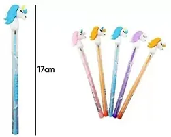 Stack Pencil Unicorn Designed Set of 4 Pencil  (Set of 4, Multicolor)-thumb2