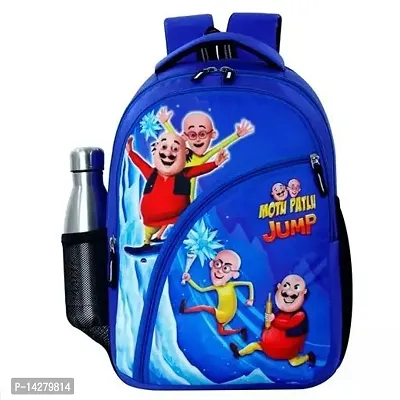 Classic Polyester Unisex 30L Cartoon Lightweight Waterproof School Bag Backpack (3 to 11 Yrs)-thumb0
