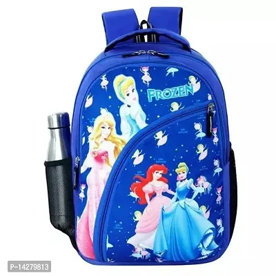 Classic Polyester Unisex 30L Cartoon Lightweight Waterproof School Bag Backpack (3 to 11 Yrs)-thumb0