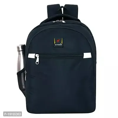 Classic Black backpack 20 L for School/College/Office/Laptops.-thumb0