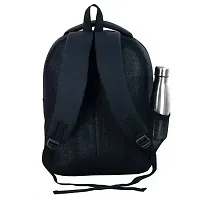 Classic Black backpack 20 L for School/College/Office/Laptops.-thumb1