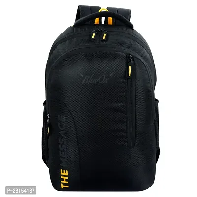 BlueOx Daily City Commute Backpack 24 L Backpack  (Black+Yellow)-thumb0