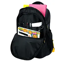 BlueOx Daily City Commute Backpack 24 L Backpack  (Black+Yellow)-thumb3