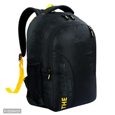 BlueOx Daily City Commute Backpack 24 L Backpack  (Black+Yellow)-thumb3