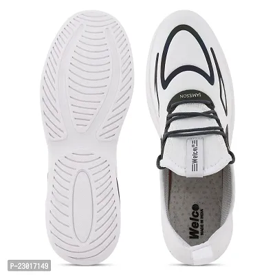 WELCO Jeminson Original  Genuine Premium Quality White Reflector Partywear Shoes For Male (With Memory Foam) .-thumb5