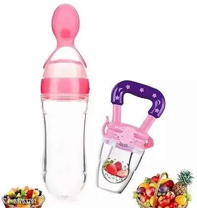 Newborn Baby Feeding Bottle with Teether Pack of 2-thumb0