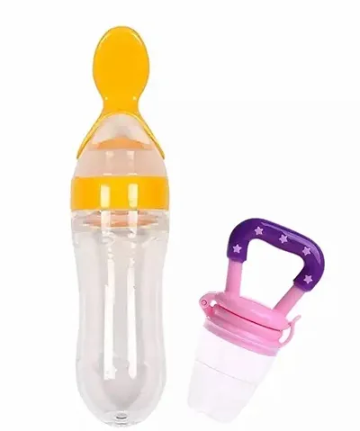 Newborn Baby Feeding Bottle with Teether