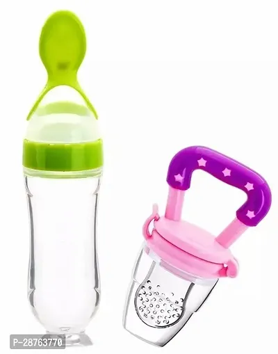 Newborn Baby Feeding Bottle with Teether-thumb0