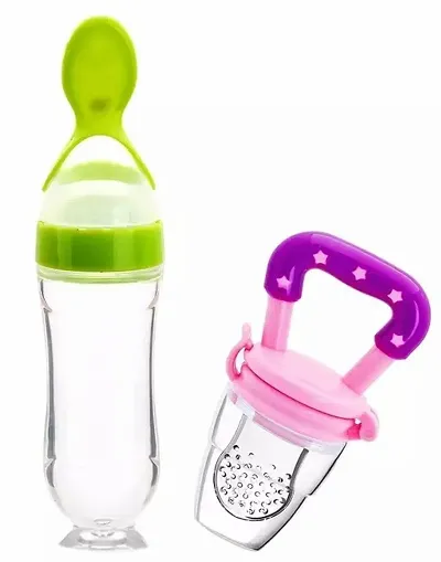 Newborn Baby Feeding Bottle with Teether