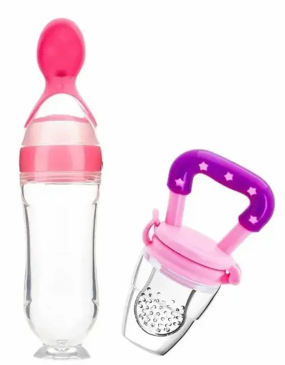 Newborn Baby Feeding Bottle with Teether