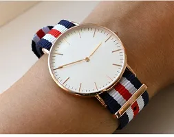 Stylish Multicoloured Fabric Analog Watch For Men-thumb2