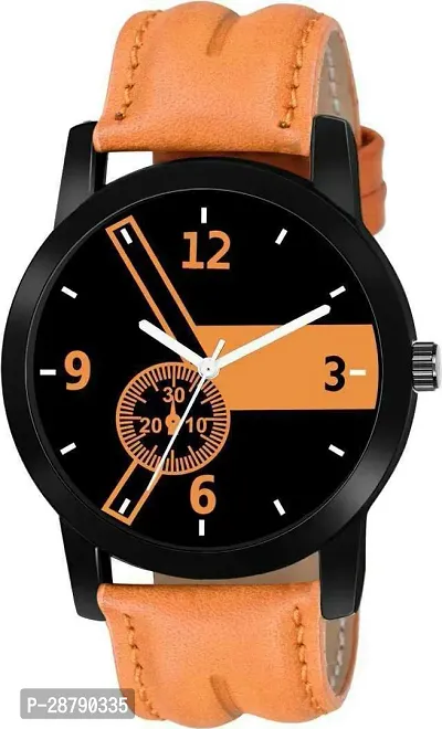 Stylish Multicoloured Synthetic Leather Analog Watch For Men Combo Of 3-thumb2