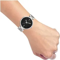 Stylish Silver Metal Analog Watch For Men Combo Of 2-thumb4