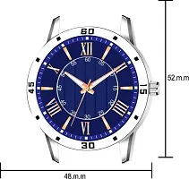 Stylish Silver Metal Analog Watch For Men-thumb2