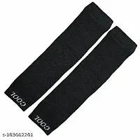 Stylish And Comfortable Stretchable Hand Sleeve for Sun Uv Protection And Sports  For Men And Women-thumb1