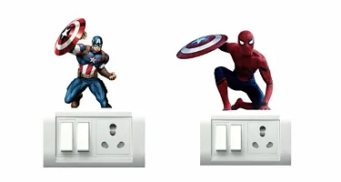 Spiderman Switch Board Wall Sticker set of 8-thumb1